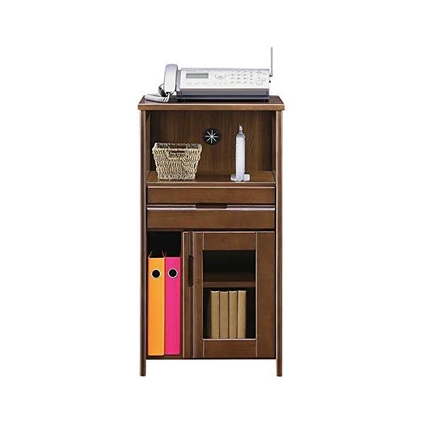 FAX台 鍵付 ナチュラル R6230NA 萩原スリーアイ HAGIHARA FAX台 MFX-6230NA ナチュラル 幅48cm